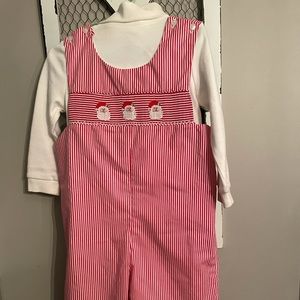 Toddler Christmas Smocked outfit